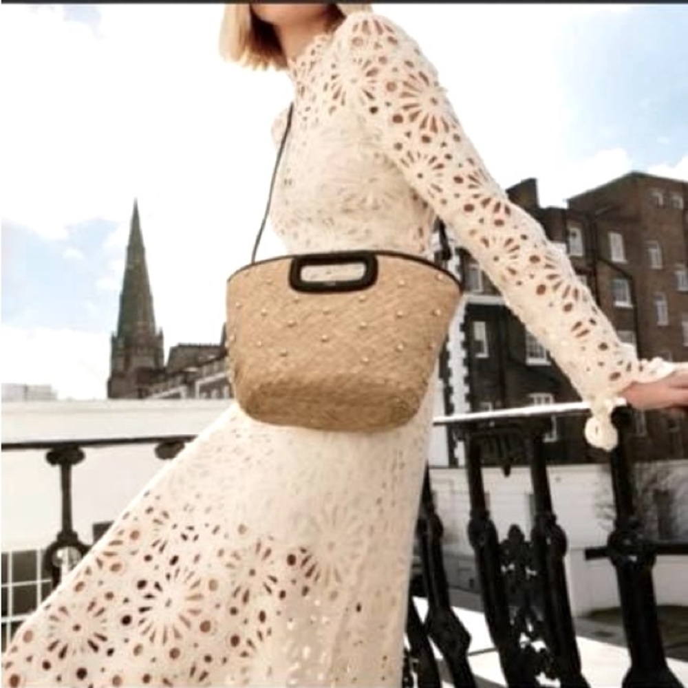 NWT. Beautiful Maje Ecru dress. Size 36 fit like 2. Org $645